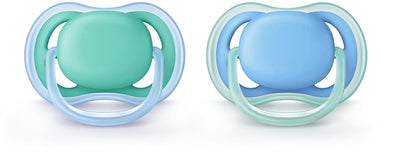 Philips Avent Ultra Air Pacifier (Blue/Green) 6-18m SCF244/22 Avent