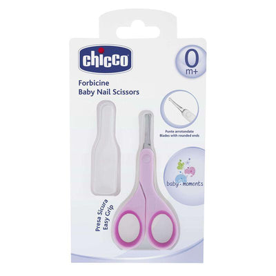 Chicco Baby Nail Scissors Pink 0m+ CHI02 Chicco