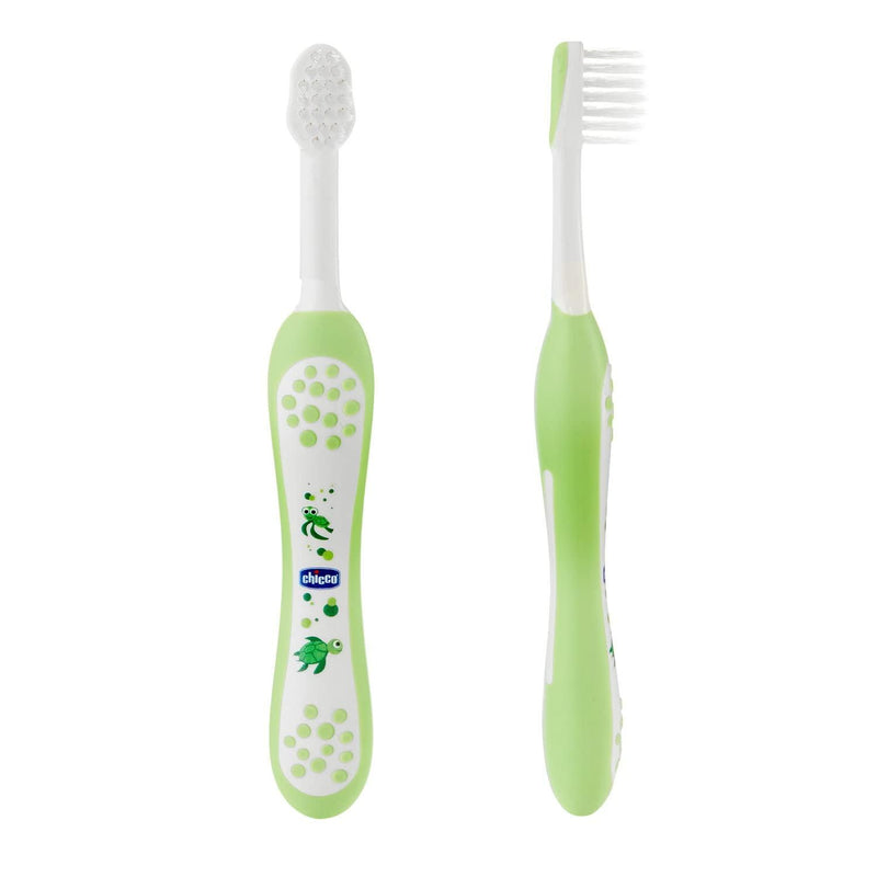Chicco First Milk Teeth Toothbrush Green (6m-3y) CHI03 Chicco
