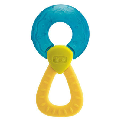 Chicco Fresh Relax Ring With Handle Teethers (Blue & Yellow) 4m+ CHI22 Chicco