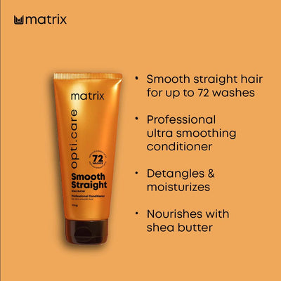 Matrix OptiCare Smooth Straight Shampoo & Conditioner 200ml & 196gm MTX3323 Matrix